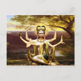Many Armed Kwan Yin Postcard