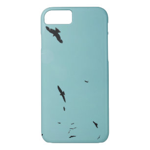 Many birds and a contrail Case-Mate iPhone case