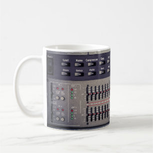 Many Buttons Sound Mixer Studio Coffee Mug