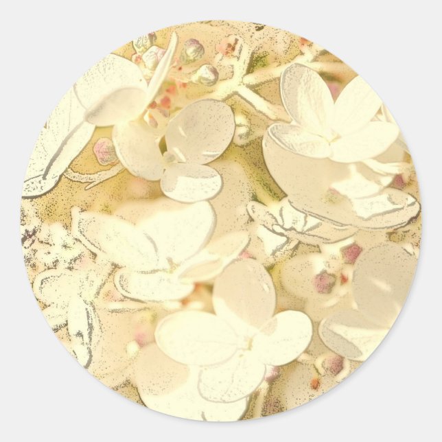 many classic round sticker (Front)