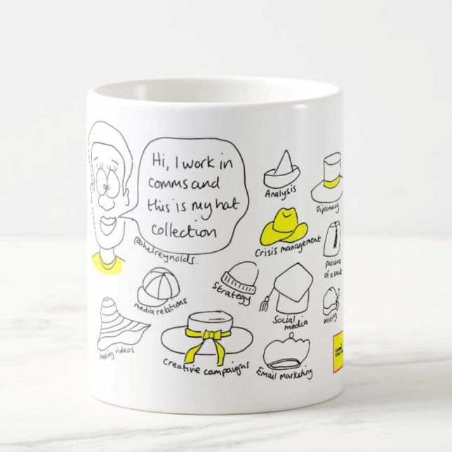 Many comms hats mug (Creator Uploaded)