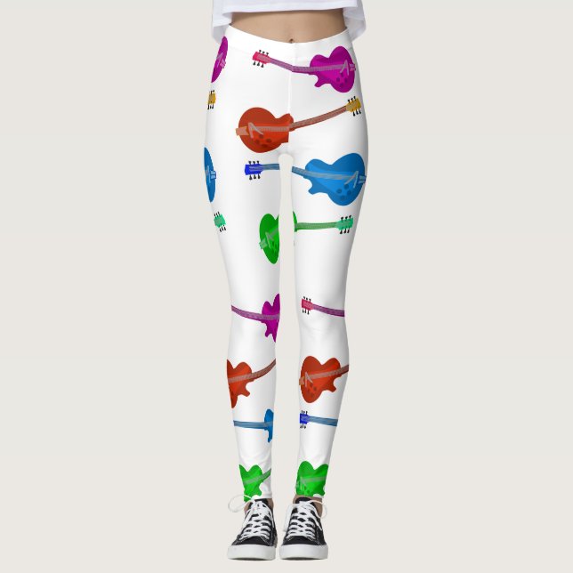 Many Epic Guitars Leggings (Front)