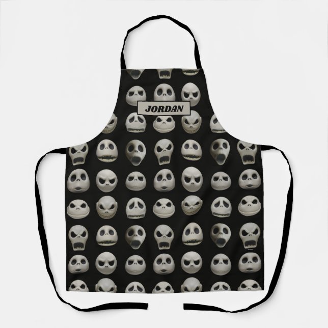 Many Faces of Jack Skellington - Pattern Apron (Front)