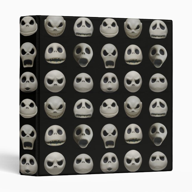 Many Faces of Jack Skellington - Pattern Binder (Front/Spine)