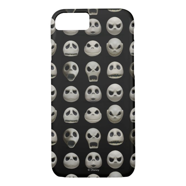 Many Faces of Jack Skellington - Pattern Case-Mate iPhone Case (Back)