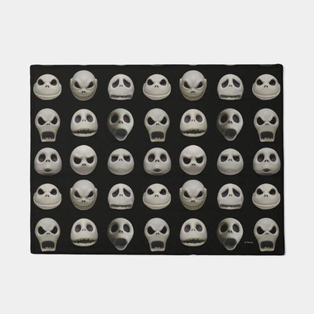Many Faces of Jack Skellington - Pattern Doormat (Front)