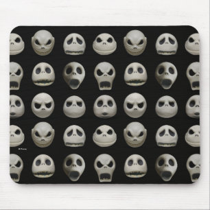 Many Faces of Jack Skellington - Pattern Mouse Pad