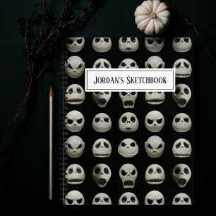 Many Faces of Jack Skellington - Pattern Sketch Notebook