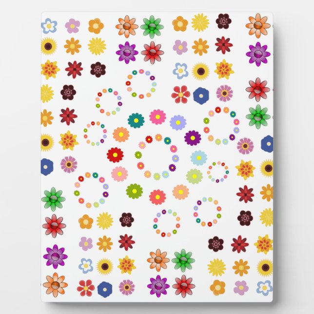 Many Flowers Plaque (Front)