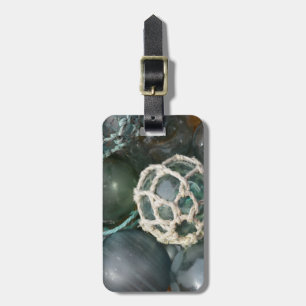 Many glass fishing floats, Alaska Luggage Tag
