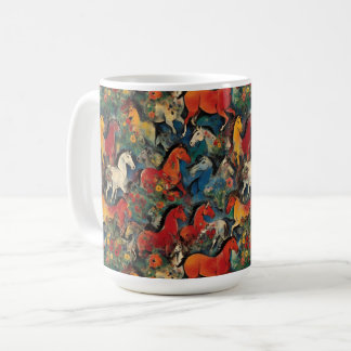 Many Horses I Coffee Mug