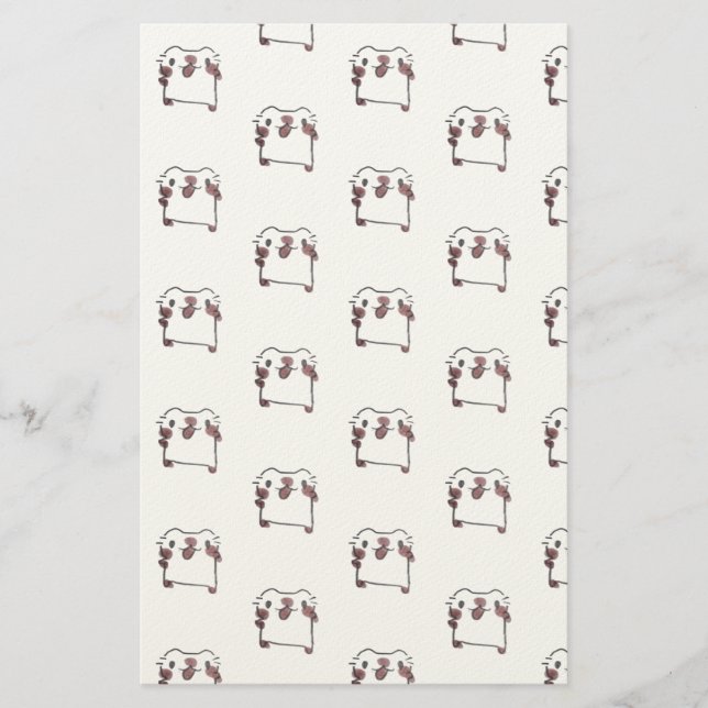 Many kittens stationery (Front)