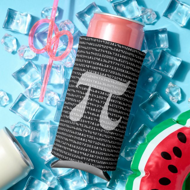 Many Many Digits of Pi Mathematical Constant Seltzer Can Cooler (In Situ Summer)