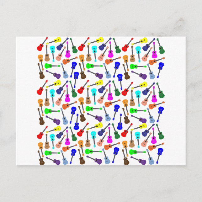 Many Many Ukuleles Postcard (Front)