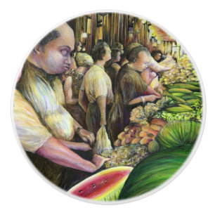 Many Men, Many Melons, Budapest Ceramic Knob