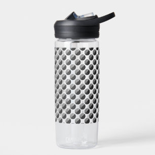 Many Moons Black & White Pattern Water Bottle