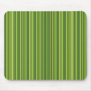 Many multi coloured stripes in green mouse pad