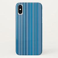 Many multi coloured stripes in the blue