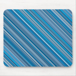Many multi coloured stripes into the blue… mouse pad