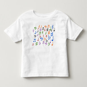 Many Musical Notes and Symbols Toddler T-shirt