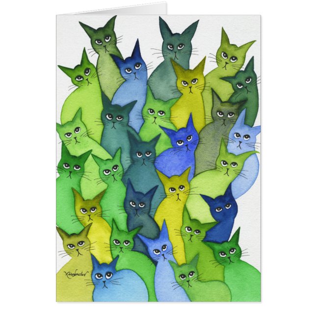 Many Oregon Whimsical Cats (Front)