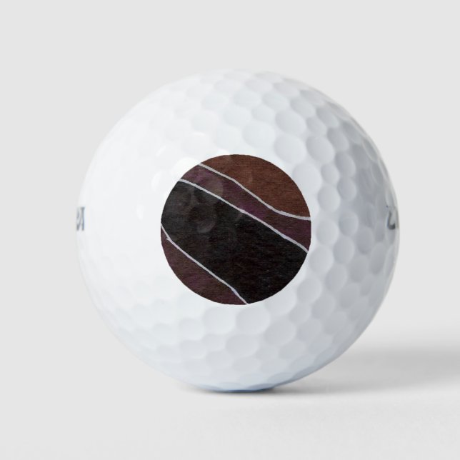 "Many Paths" Abstract Wilson Golf Balls (Front)