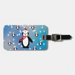 Many Penguins Luggage Tag
