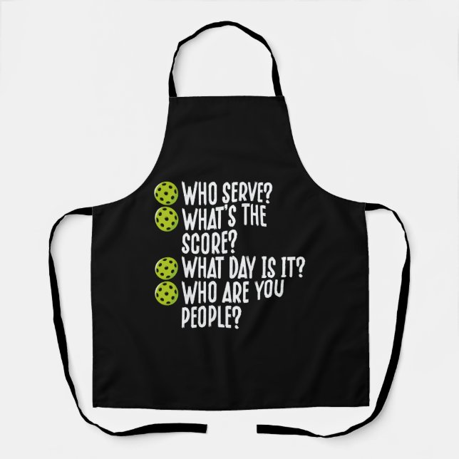 Many Question About Pickleball Apron (Front)