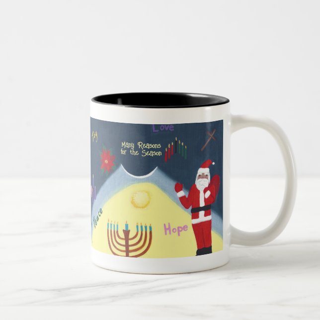 Many Reasons for the Season, holiday mugs (Right)