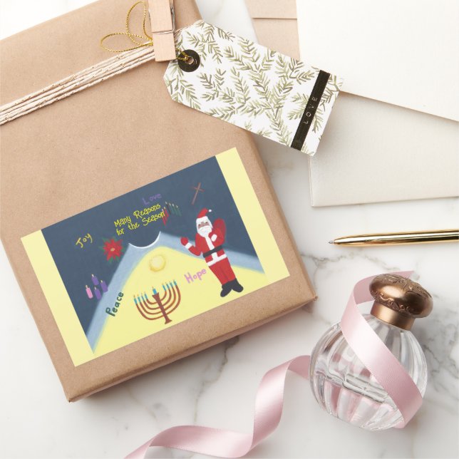 Many Reasons for the Season Holiday Stickers (Gifting)