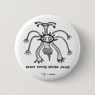 Many Ringed Dragon Sucker 2 Inch Round Button