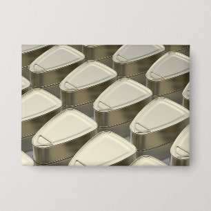 Many rows with tin cans