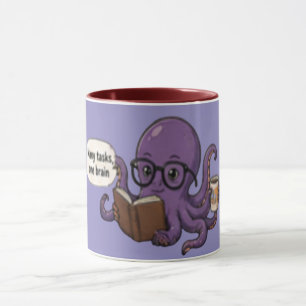 Many Tasks, One Brain – Funny & Relatable Coff Mug