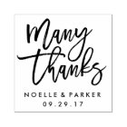 Many Thanks Wedding Stamp