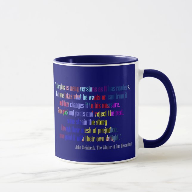 Many Versions Mug (Right)