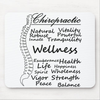 Many Ways to Say "Chiropractic" Chiropractor Gift Mouse Pad
