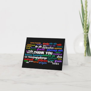 Many Ways to Say Thanks Thank You Card