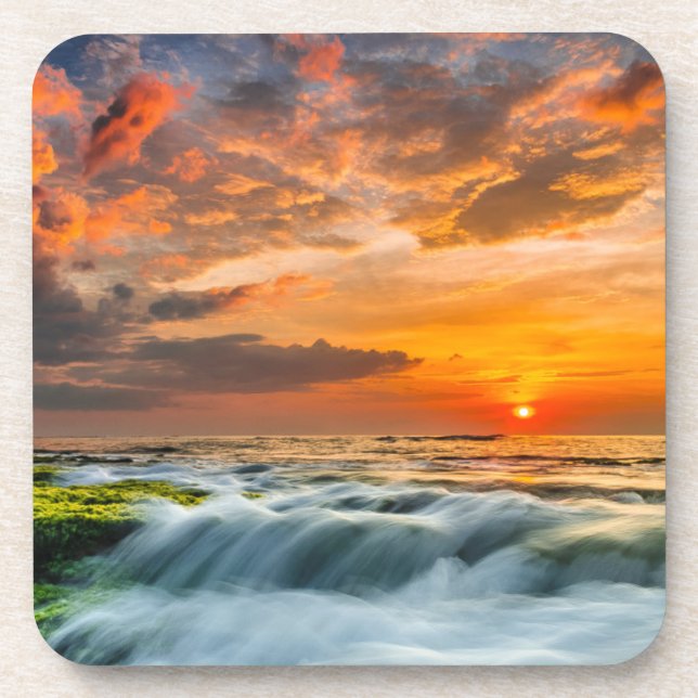 Manyar Beach At Sunrise Coaster (Front)