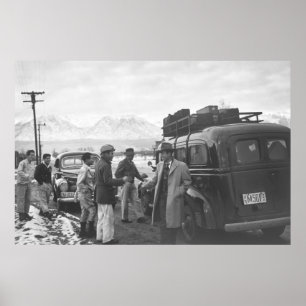 Manzanar Departure: 1943 Poster