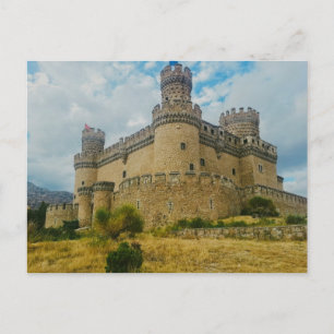 Manzanares el Real Castle, Madrid Postcard