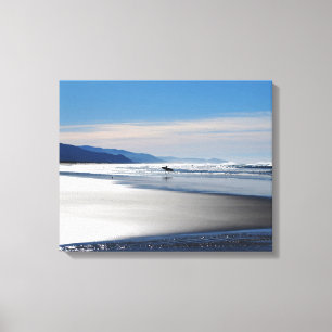 Manzanita Beach - Surfing in Oregon Canvas Print