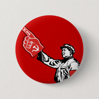 Mao - Communism is #1 2 Inch Round Button