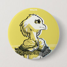 MAOR 3" Button - 'Bold' Series: Sanariya