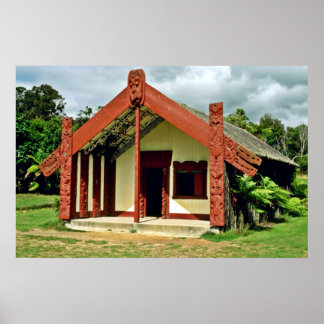 Maori Arts And Crafts Institute, Rotorua Poster