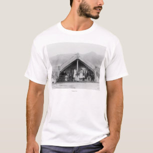 Maori Family at Home PhotographNew Zealand T-Shirt