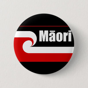 Maori flag,Tino Rangatiratanga flag, Māori 2 Inch Round Button