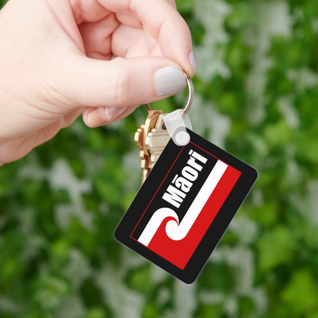 Maori flag,Tino Rangatiratanga flag, Māori Keychain (Hand)