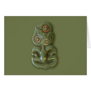 Maori Hei-Tiki Card