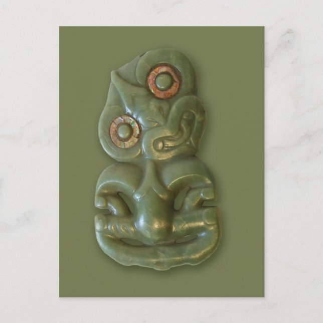 Maori Hei-Tiki Postcard (Front)