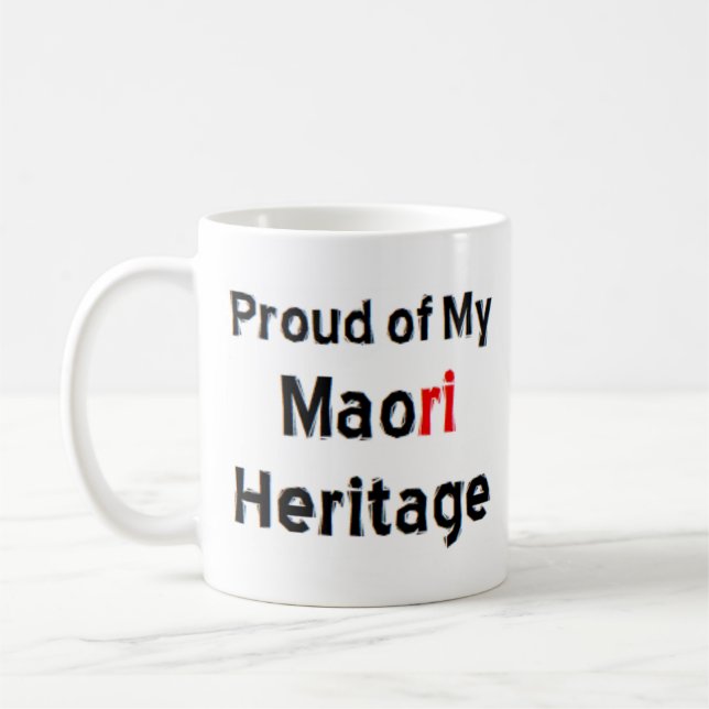 maori heritage coffee mug (Gauche)